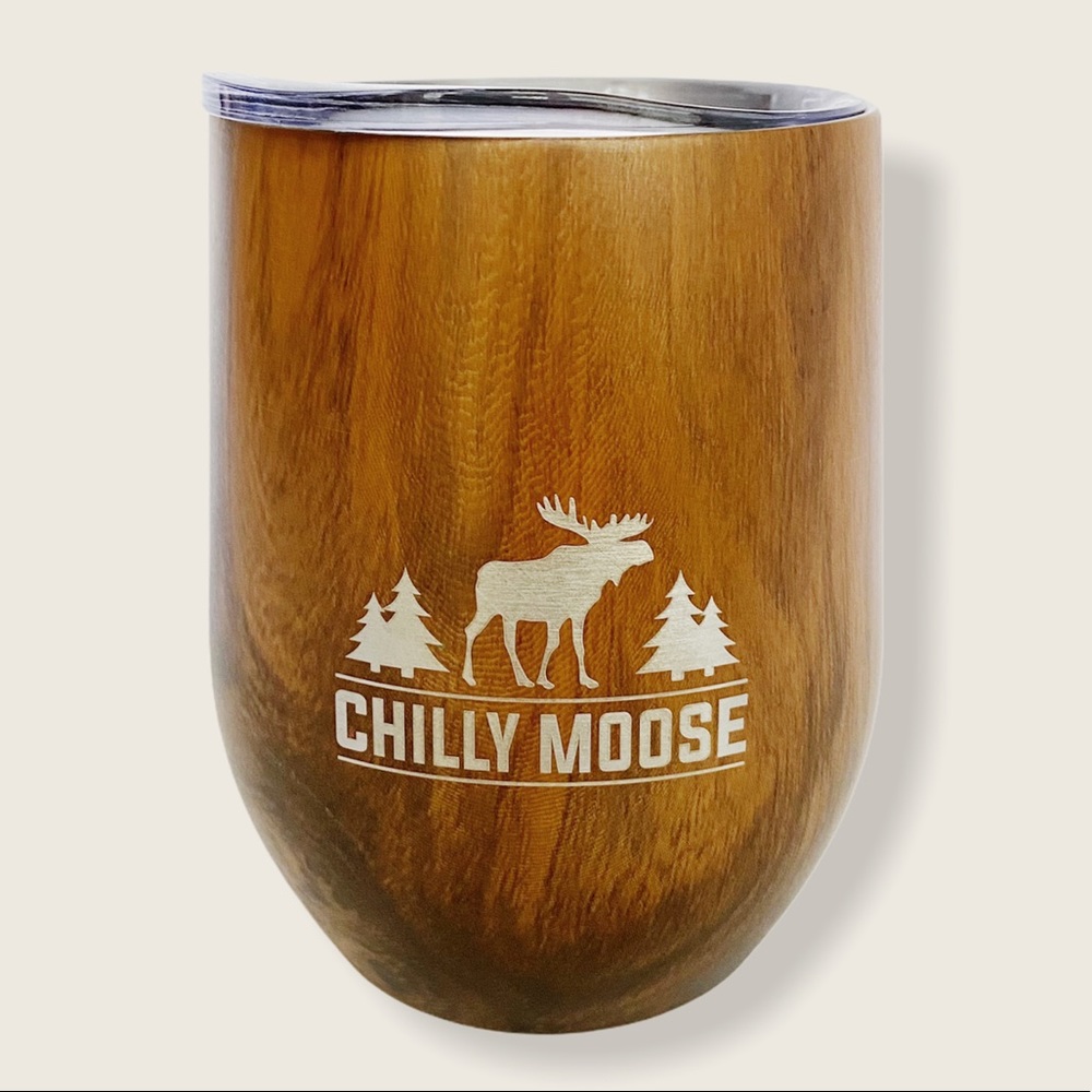Chilly Moose 12oz Boathouse Travel Insulated Tumbler in Woodland